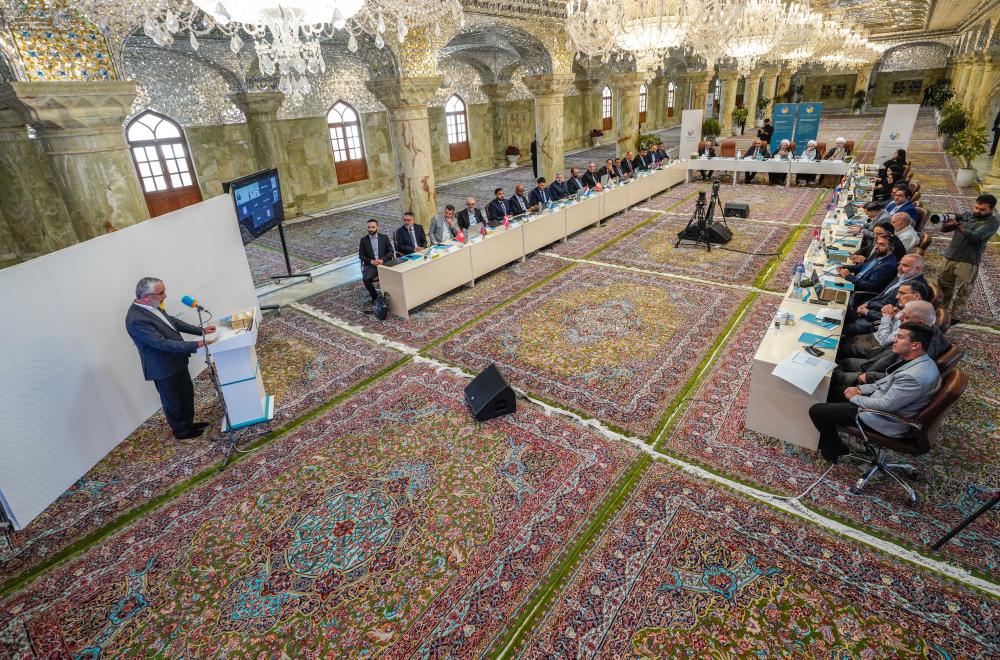 نشست مشورتی مؤسسه بین‌المللی «العین» جهت امور خیریه ای به میزبانی آستان مقدس علوی
