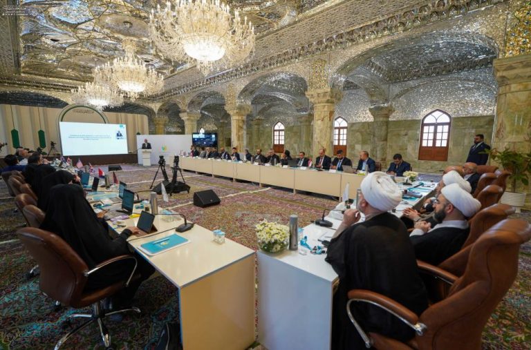نشست مشورتی مؤسسه بین‌المللی «العین» جهت امور خیریه ای به میزبانی آستان مقدس علوی