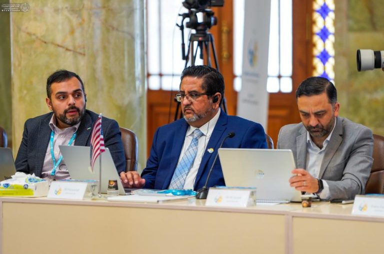 نشست مشورتی مؤسسه بین‌المللی «العین» جهت امور خیریه ای به میزبانی آستان مقدس علوی