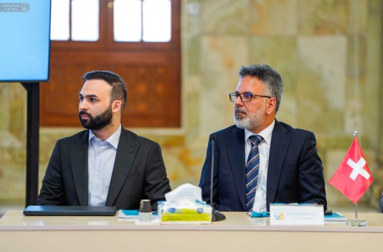نشست مشورتی مؤسسه بین‌المللی «العین» جهت امور خیریه ای به میزبانی آستان مقدس علوی
