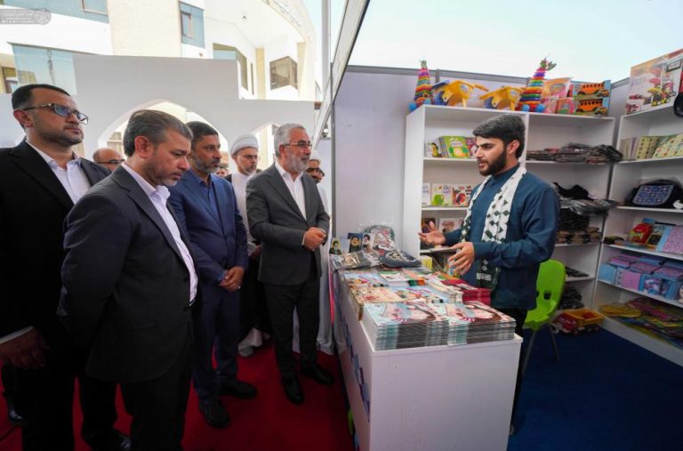 افتتاح چهارمین دوره «نمایشگاه کتاب کودک» با حضور تولیت آستان مقدس علوی به مناسبت عید غدیر