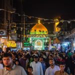 نجف مملو از عاشقان علوی در شب عیدالله‌الاکبر