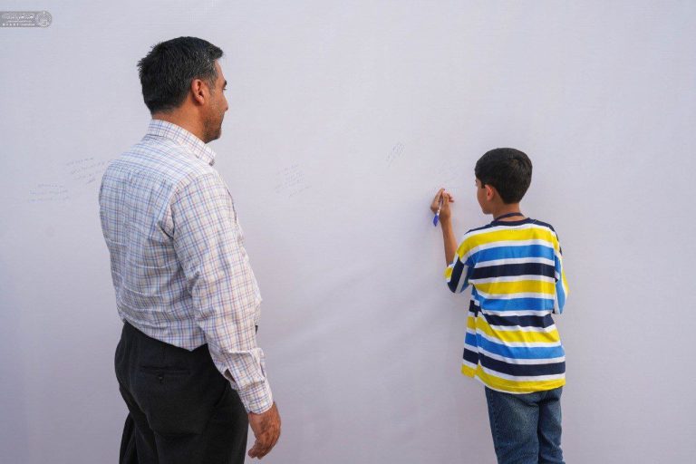 رونمایی از دیوار پیمان علوی برای تجدید بیعت با مولای متقیان