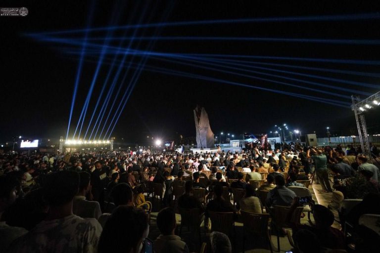 رونمایی از اثر هنری بزرگترین ماکت بیعت غدیر در شهر نجف