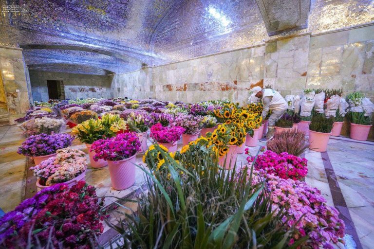 استقبال از عید بزرگ غدیر با هزاران شاخه گل طبیعی