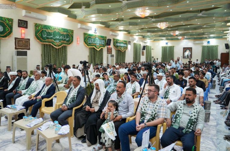 اهتزاز ۹۱ پرچم غدیری در سراسر عراق توسط آستان مقدس علوی