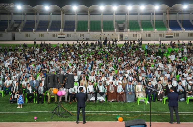 اهتزاز ۹۱ پرچم غدیری در سراسر عراق توسط آستان مقدس علوی