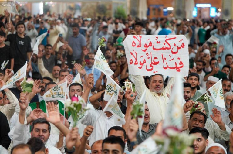 جشن مردمی آستان مقدس علوی در هفته بین‌المللی غدیر