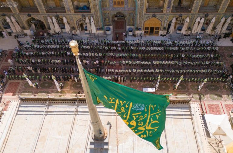 تحویل پرچمهای غدیر