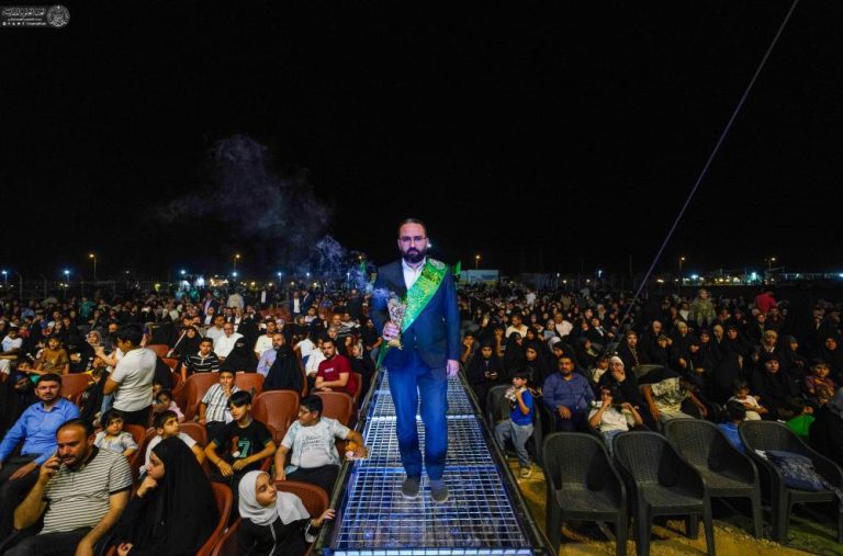 تجلیل تولیت آستان مقدس علوی از گروه نمایش «بیعت با حق»