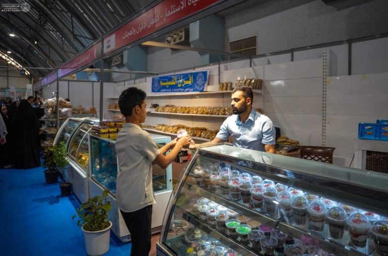 حضور غرفه آستان مقدس علوی در نمایشگاه بین‌المللی تولیدات ملی نجف اشرف