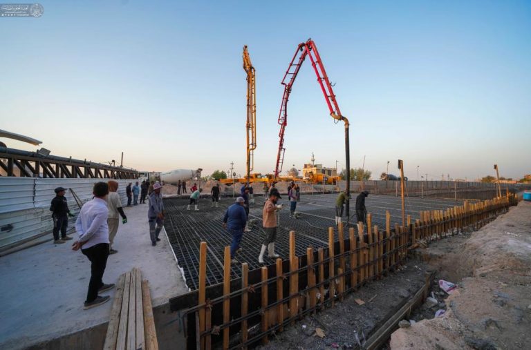 پایان آخرین مرحله از سقف پروژه تقاطع غیر همسطح شیخ طوسی تحت نظارت آستان مقدس علوی