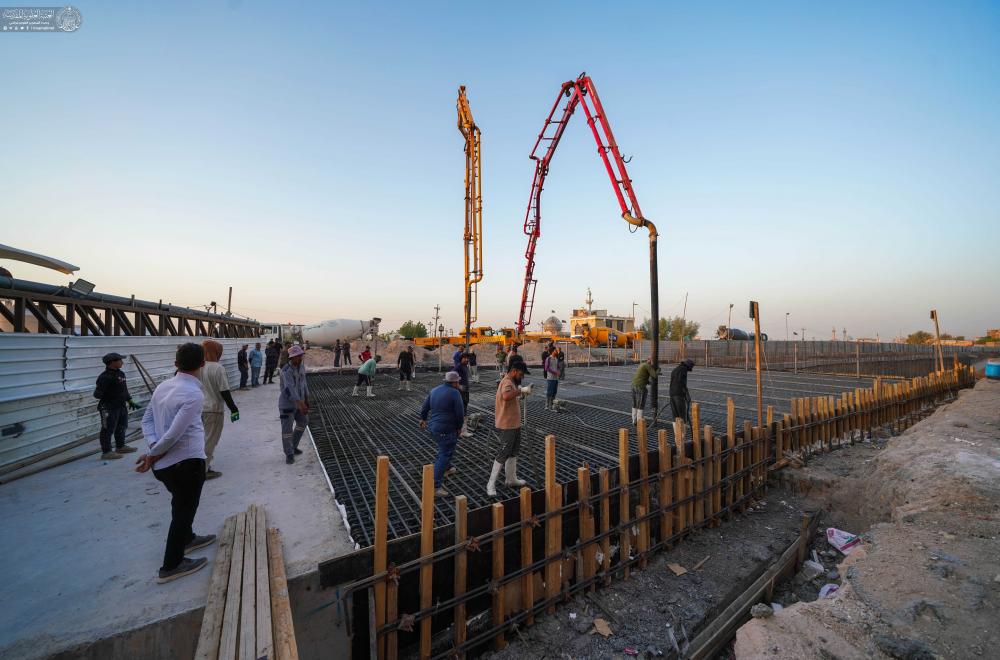 پایان آخرین مرحله از سقف پروژه تقاطع غیر همسطح شیخ طوسی تحت نظارت آستان مقدس علوی