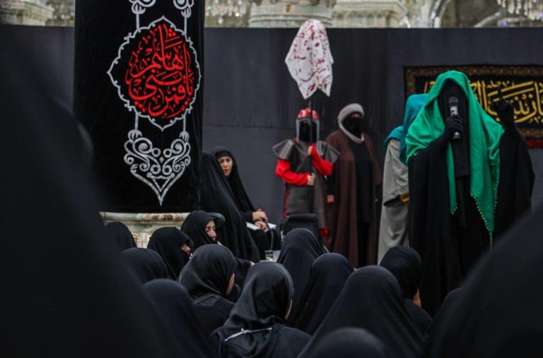 آستان مقدس علوی میزبان هیأتی از بانوان آستان مقدس حسینی