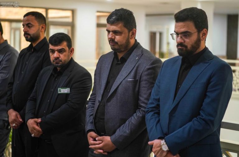 برپایی مجلس عزاداری به مناسبت شهادت امام زین‌العابدین علیه‌السلام در حرم مطهر علوی