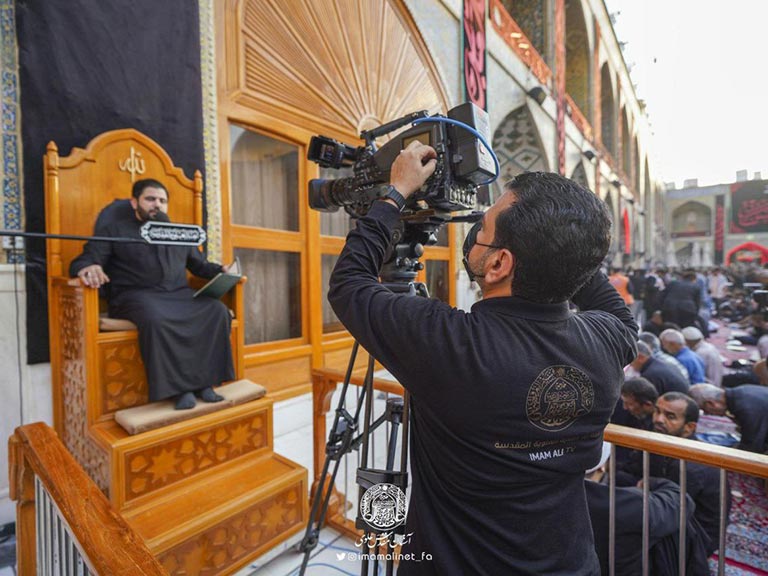 خدمات رسانه‌ای در اربعین سال گذشته در آستان مقدس علوی