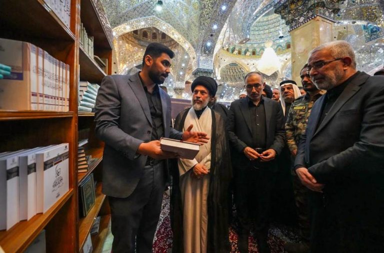 حضور تولیت آستان مقدس علوی در مراسم سالروز «فاجعه سامرا»