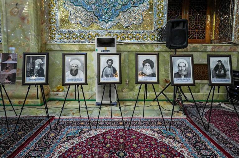 حضور تولیت آستان مقدس علوی در مراسم سالروز «فاجعه سامرا»