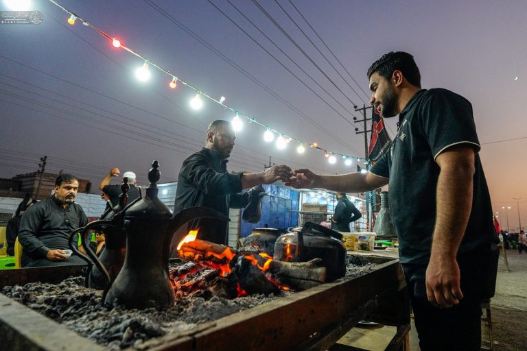 شور حسینی در مسیر نجف به کربلا