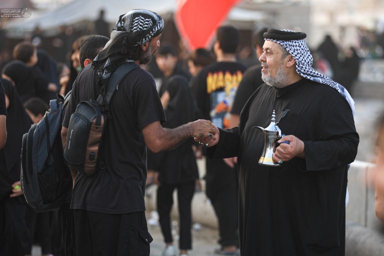 شور حسینی در مسیر نجف به کربلا