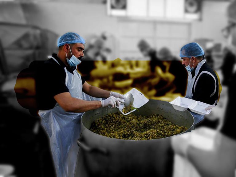 طبخ و توزیع بیش از ۴ میلیون غذای تبرکی در اربعین