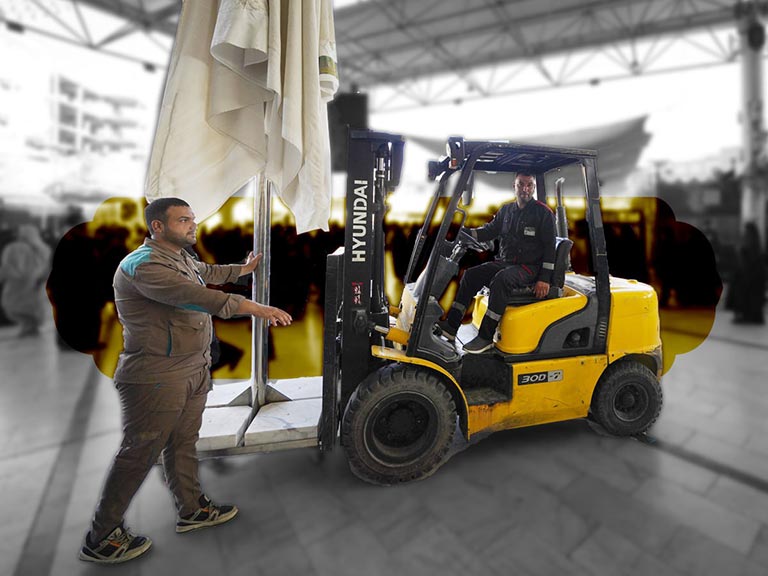 خدمات نظافت آستان مقدس علوی در اربعین سال گذشته