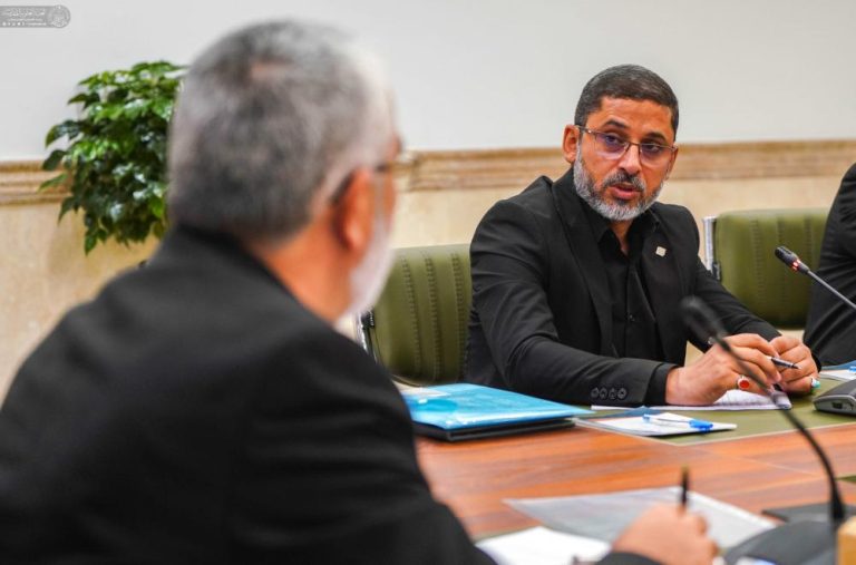 برگزاری نشست مرکزی اتاق عملیات زیارت اربعین با حضور تولیت آستان مقدس علوی