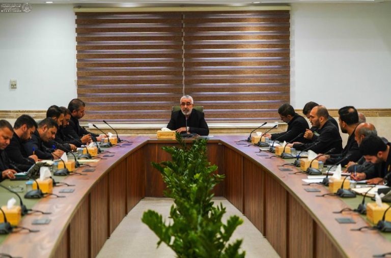 برگزاری نشست مرکزی اتاق عملیات زیارت اربعین با حضور تولیت آستان مقدس علوی