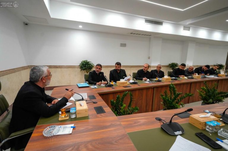 برگزاری نشست مرکزی اتاق عملیات زیارت اربعین با حضور تولیت آستان مقدس علوی