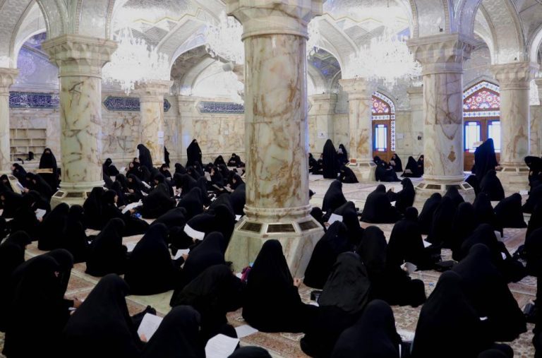 مشارکت ۸۰۰ دانش آموز در آزمون مبلغان دینی جهت آمادگی در مراسم اربعین