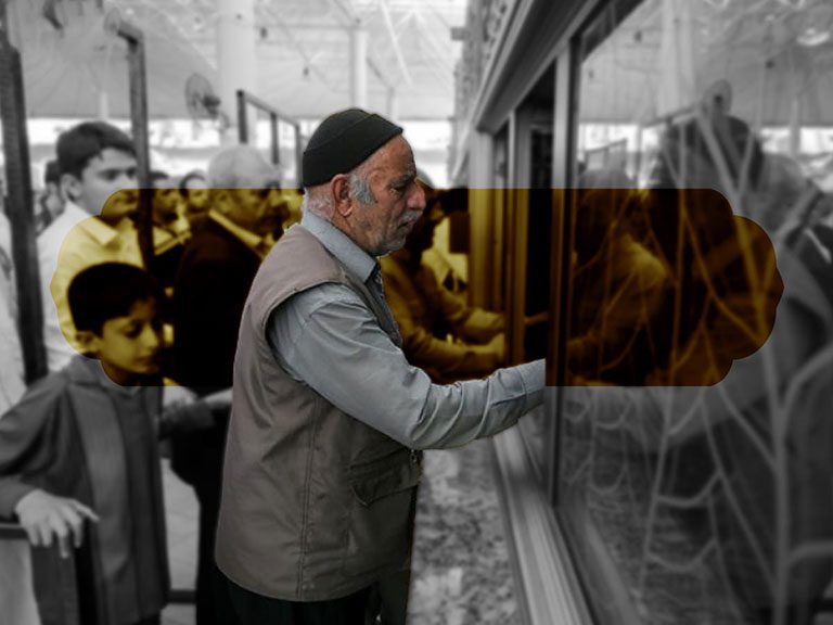 بخش امانات آستان در ایام اربعین