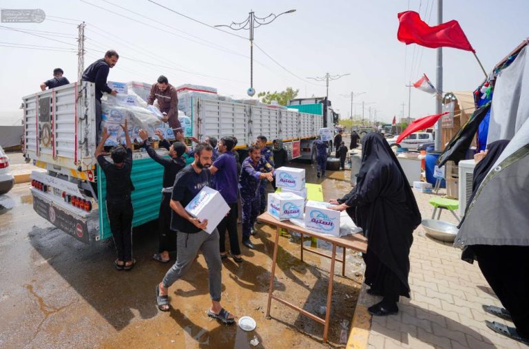 پشتیبانی میدانی آستان مقدس علوی از مواکب خدمت‌رسان در سامراء