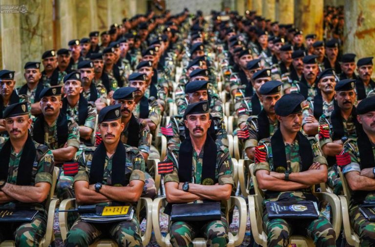 قدردانی آستان مقدس علوی از خدمات دانشجویان دانشکده افسری به زوار اربعین