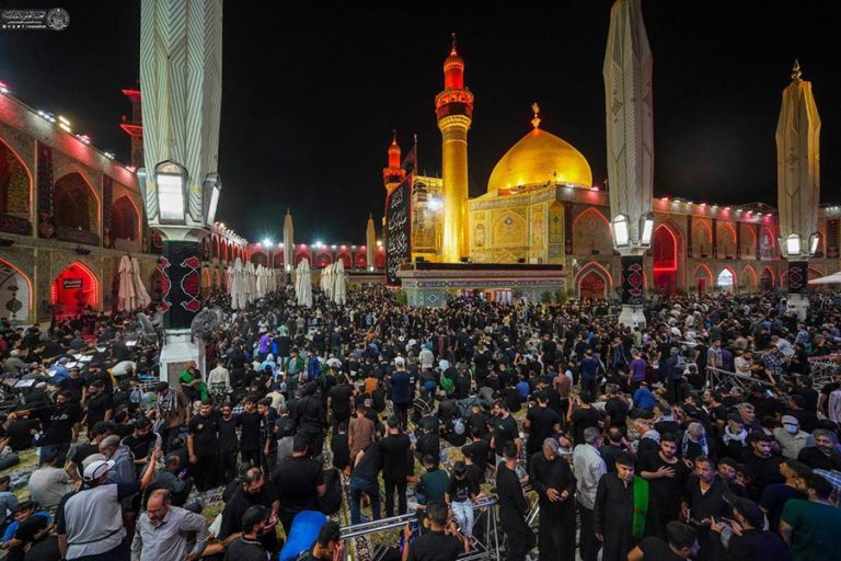 برافراشتن پرچم عزای پیامبر اکرم