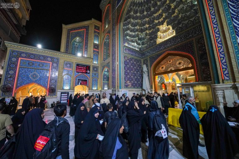 اسکان در شبستان حضرت زهرا