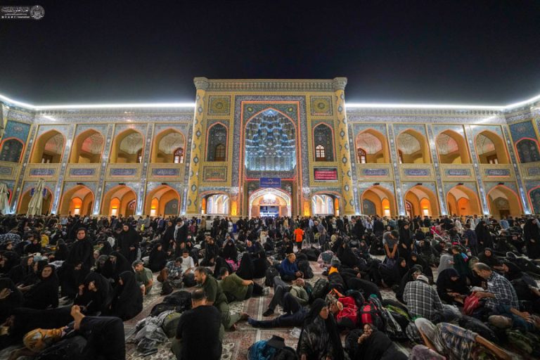 اسکان در شبستان حضرت زهرا