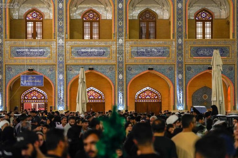 اسکان در شبستان حضرت زهرا