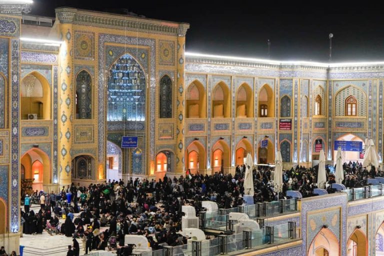 اسکان در شبستان حضرت زهرا