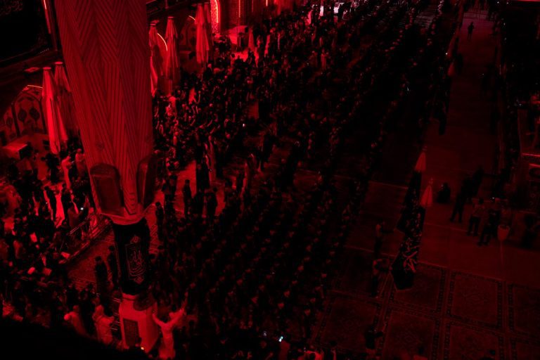 برافراشتن پرچم عزای پیامبر اکرم