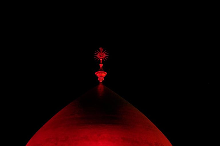 برافراشتن پرچم عزای پیامبر اکرم