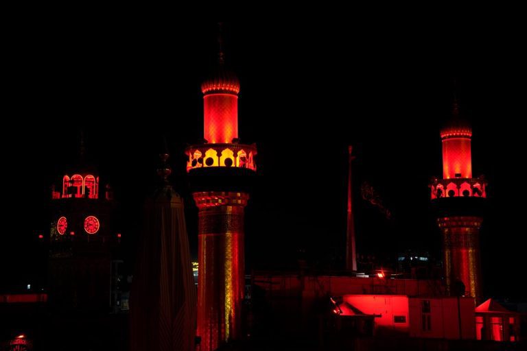 برافراشتن پرچم عزای پیامبر اکرم