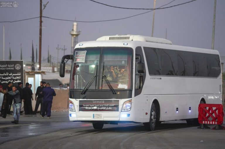 خودروی آستان مقدس علوی ویژه بازگشت زائران اربعین حسینی