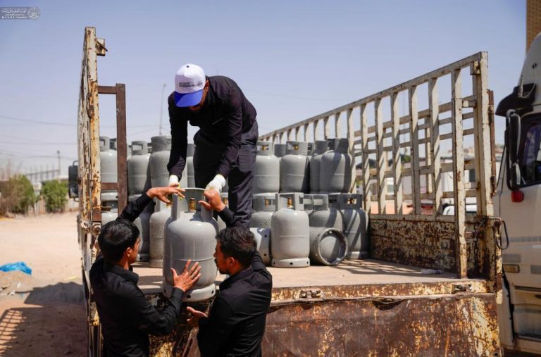 مواکب اربعینی وابسته به آستان مقدس علوی جهت خدمت رسانی بی وقفه به زائران به صورت مستمر تجهیز و پشتیبانی می شوند.