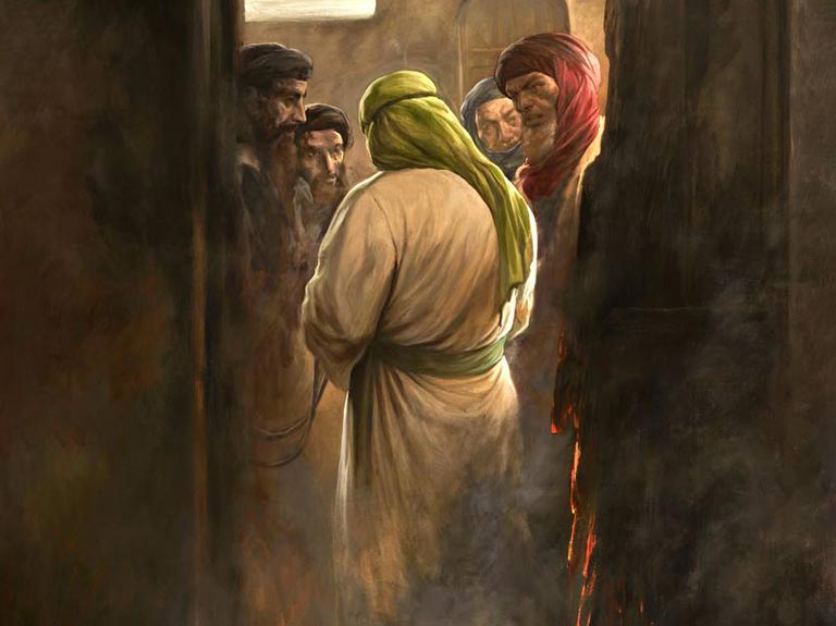 واقعه هجوم غاصبین به خانه وحی