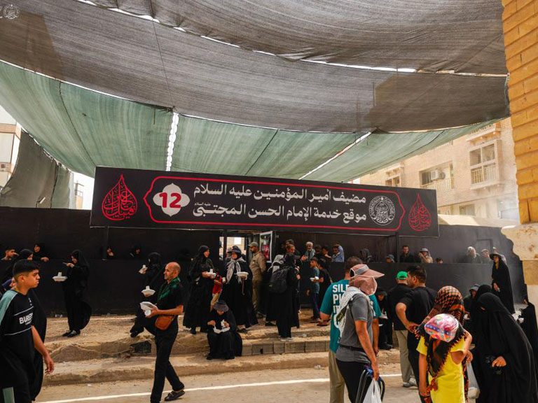 خدمت رسانی موکب امام حسن علیه‌السلام