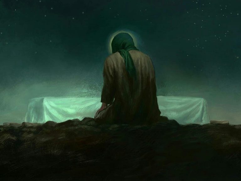 نماز بر پیکر پیامبر