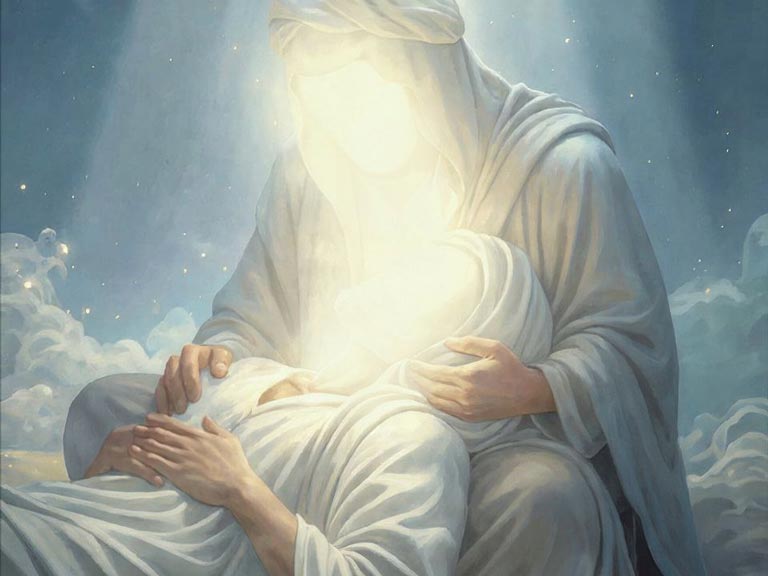 پیامبر در آغوش چه کسی جان سپرد