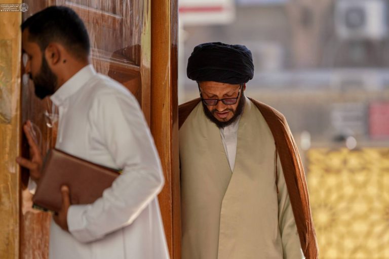 زائران حرم مطهر علوی