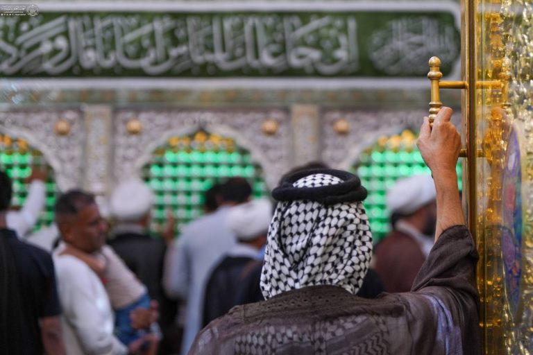 زائران حرم مطهر علوی