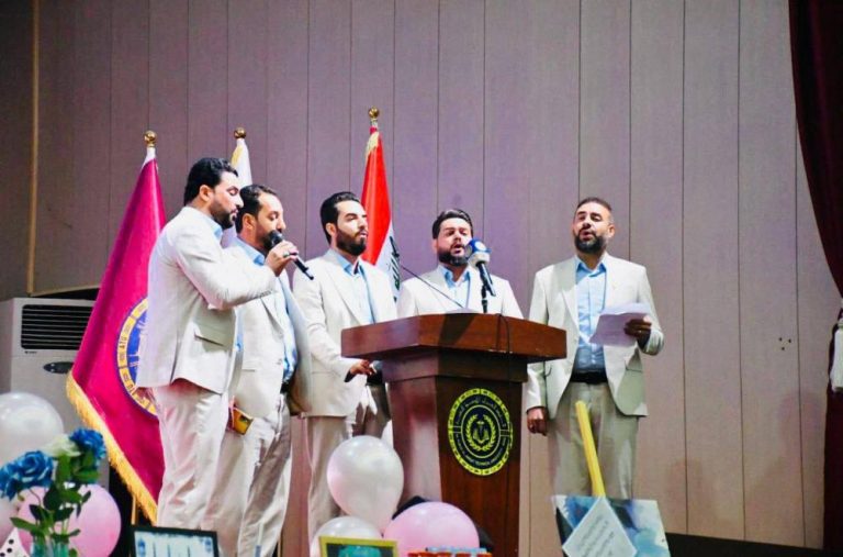 مشارکت آستان مقدس علوی در برپایی میلاد پیامبر اکرم صلیاللهعلیهوآله و امام جعفرصادق علیهالسلام در صحن آستانهای مقدس و دانشگاههای عراق